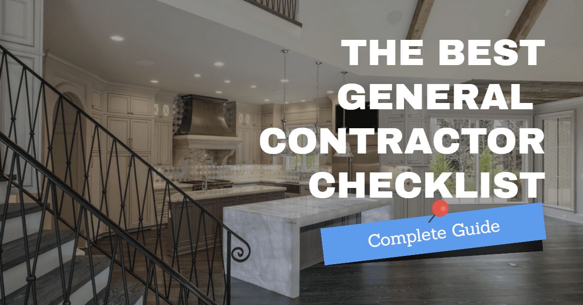 General Contractor Checklist